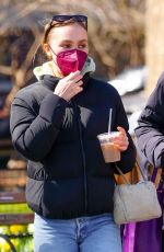 LILY-ROSE DEPP Out for Coffee in New York 04/05/2021