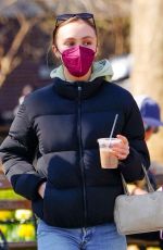 LILY-ROSE DEPP Out for Coffee in New York 04/05/2021