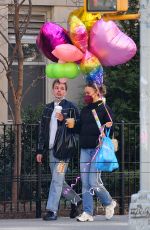 LILY-ROSE DEPP Out on Easter Morning in New York 04/04/2021