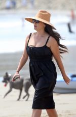LINDSAY PRICE Out at a Beach in Santa Barbara 04/11/2021