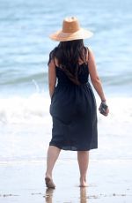 LINDSAY PRICE Out at a Beach in Santa Barbara 04/11/2021