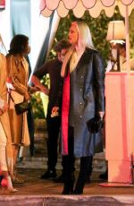 LINDSEY VONN Out for Dinner with Friends in Santa Monica 04/04/2021