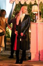 LINDSEY VONN Out for Dinner with Friends in Santa Monica 04/04/2021