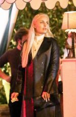 LINDSEY VONN Out for Dinner with Friends in Santa Monica 04/04/2021