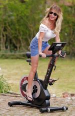 LIZZIE CUNDY Gets Her New Carol Bike in London 04/27/2021