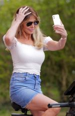 LIZZIE CUNDY Gets Her New Carol Bike in London 04/27/2021
