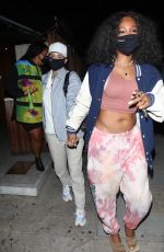 LIZZO, KEHLANI and SZA Leaves Nice Guy in Los Angeles 04/21/2021