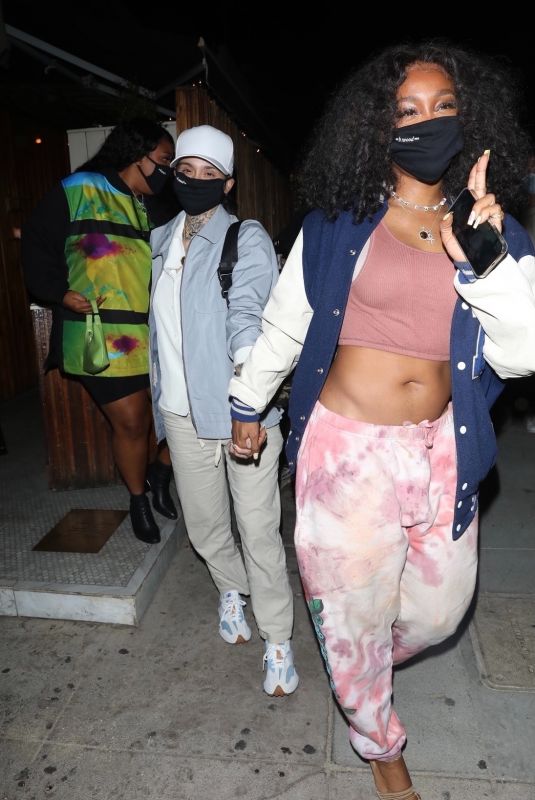 LIZZO, KEHLANI and SZA Leaves Nice Guy in Los Angeles 04/21/2021