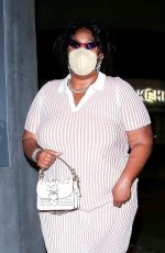 LIZZO Leaves Crossroads Kitchen in Los Angeles 04/13/2021