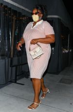 LIZZO Leaves Crossroads Kitchen in Los Angeles 04/13/2021