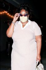 LIZZO Leaves Crossroads Kitchen in Los Angeles 04/13/2021