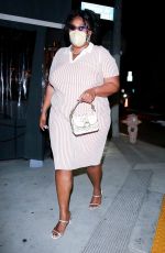 LIZZO Leaves Crossroads Kitchen in Los Angeles 04/13/2021