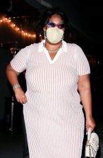 LIZZO Leaves Crossroads Kitchen in Los Angeles 04/13/2021