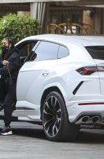 LORI HARVEY Arrives at Four Seasons Hotel in Beverly Hills 04/12/2021