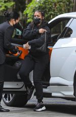 LORI HARVEY Arrives at Four Seasons Hotel in Beverly Hills 04/12/2021