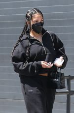 LORI HARVEY Shopping at XIV Karats Ltd Store in Beverly Hills 04/10/2021