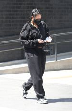 LORI HARVEY Shopping at XIV Karats Ltd Store in Beverly Hills 04/10/2021