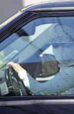 LORI LOUGHLIN Out Driving in Los Angeles 04/28/2021