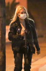 LOTTIE MOSS Night Out in West Hollywood 04/03/2021
