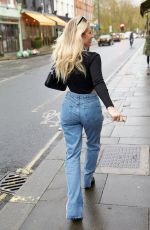 LOTTIE MOSS Out and About in London 04/28/2021