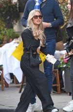 LOTTIE TOMLINSON at a Lunch Date in London 04/27/2021