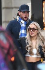 LOTTIE TOMLINSON at a Lunch Date in London 04/27/2021