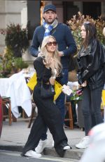 LOTTIE TOMLINSON at a Lunch Date in London 04/27/2021