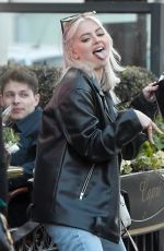 LUCY FALLON at a Pub in Blackpool 04/18/2021