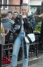 LUCY FALLON at a Pub in Blackpool 04/18/2021