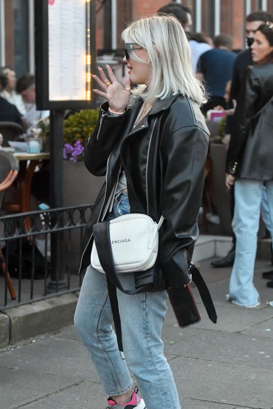 LUCY FALLON at a Pub in Blackpool 04/18/2021
