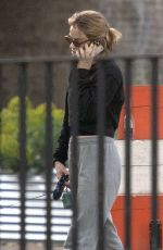 LUCY HALE Out with Her Dog in London 04/28/2021