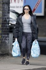 LUCY MECKELNBURGH Out Shopping in Essex 04/13/2021