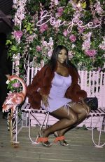 LYSTRA ADAMS at Boujee Restaurant in Manchester 04/17/2021