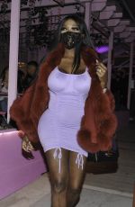 LYSTRA ADAMS at Boujee Restaurant in Manchester 04/17/2021