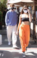 MADISON BEER at Il Pastaio in Beverly Hills 04/05/2021