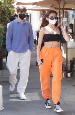 MADISON BEER at Il Pastaio in Beverly Hills 04/05/2021