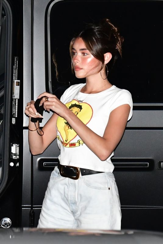 MADISON BEER Out for Dinner in Malibu 04/22/2021