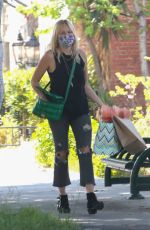 MALIN AKERMAN Arrives at a Party on Easter Sunday in Los Feliz 04/04/2021