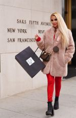 MARCELA IGLESIAS Shopping at Saks Fifth Avenue in Beverly Hills 04/24/2021