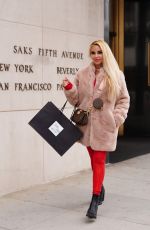 MARCELA IGLESIAS Shopping at Saks Fifth Avenue in Beverly Hills 04/24/2021