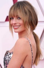 MARGOT ROBBIE at 93rd Annual Academy Awards in Los Angeles 04/25/2021