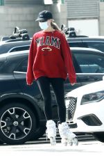 MARGOT ROBBIE Out Rollerblading at a Beach in Malibu 04/18/2021