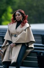 MARY J BLIGE on the Set of Power: Book 2: Ghost in Queens 04/23/2021