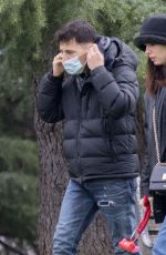 MATILDA DE ANGELIS and William Mezzanotte Kissing at a Park in Rome 04/05/2021