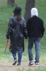 MATILDA DE ANGELIS Out at a Park in Rome 04/07/2021