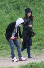 MATILDA DE ANGELIS Out at a Park in Rome 04/07/2021