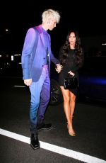 MEGAN FOX and Machine Gun Kelly at The Nice Guy in West Hollywood 04/08/2021