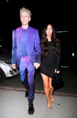 MEGAN FOX and Machine Gun Kelly at The Nice Guy in West Hollywood 04/08/2021