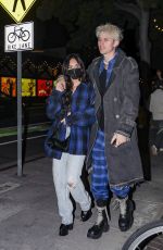 MEGAN FOX and Machine Gun Kelly at Via Veneto in Santa Monica 04/14/2021