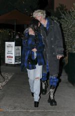 MEGAN FOX and Machine Gun Kelly at Via Veneto in Santa Monica 04/14/2021